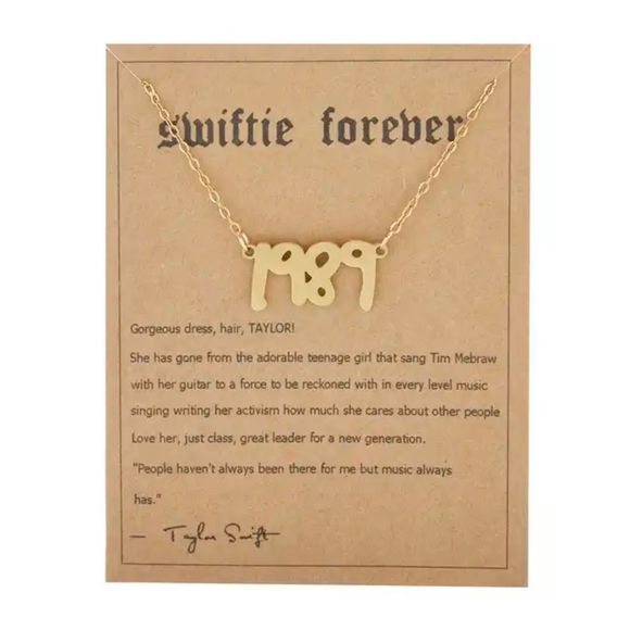 Taylor Swift 1989 Eras Tour necklace Swiftie gift - Picture 1 of 1